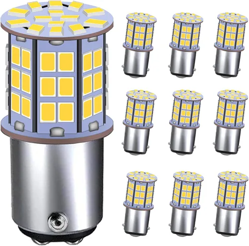 Miniatura 10 de GRV Ba15d 1142 1076 Bombilla LED 4W 56-2835SMD Super Brillante AC/DC 12V-24V 40W de Reemplazo Halógeno para Luces Interiores de RV, Remolque