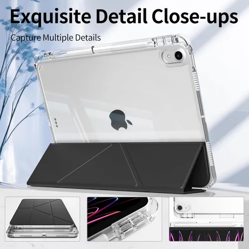 Miniatura 6 de kenke Funda para iPad Air de 11 pulgadas M4/M3/M2 (2026/2025/2024), para iPad Air de 5ª/4ª generación 2022/2020 con soporte para lápices, cubierta