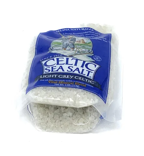 Miniatura 5 de Celtic Sea Salt Sal gruesa gris claro, 1/4 libra, 4 onzas