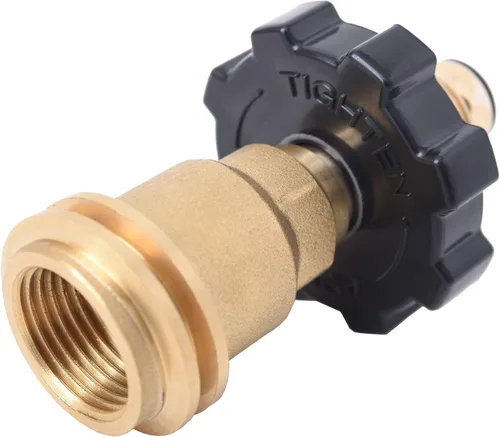 Miniatura 5 de Flame King Adaptador de tanque de propano POL a tipo QCC1 Convierte el tanque de propano de conexión antigua a nueva