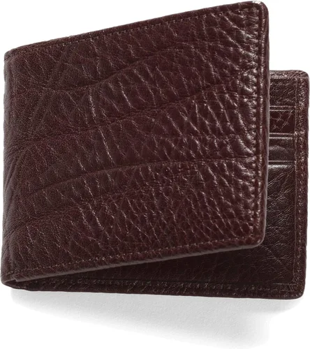 Miniatura 6 de Leatherology Espresso - Cartera plegable delgada para hombre RFID disponible