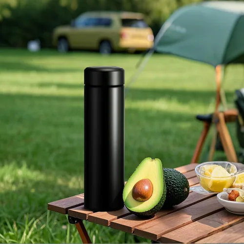 Miniatura 7 de Botellas de agua de acero inoxidable de 17 onzas, botella de agua delgada, botella de agua térmica, botella de agua aislada que mantiene el calor