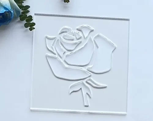Miniatura 5 de Plantilla para enrutador de rosas, plantilla de incrustación de enrutador acrílico transparente, plantilla de plantilla de enrutador