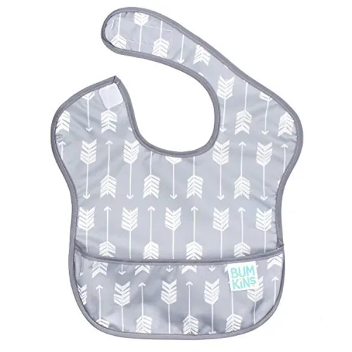 Miniatura 9 de Bumkins impermeable Manga babero, 6-24 meses, Cacti Verde cactus