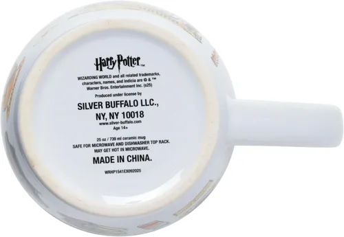 Miniatura 5 de Silver Buffalo Harry Potter Hogwarts Destination - Taza de cerámica curvada jumbo de 25 onzas