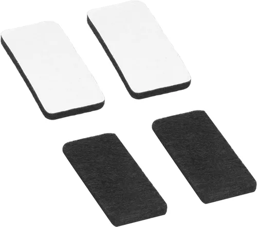 Miniatura 22 de 48 almohadillas de fieltro para muebles, almohadillas cuadradas de 0.63 pulgadas, protectores de suelo autoadhesivos antiarañazos para pies