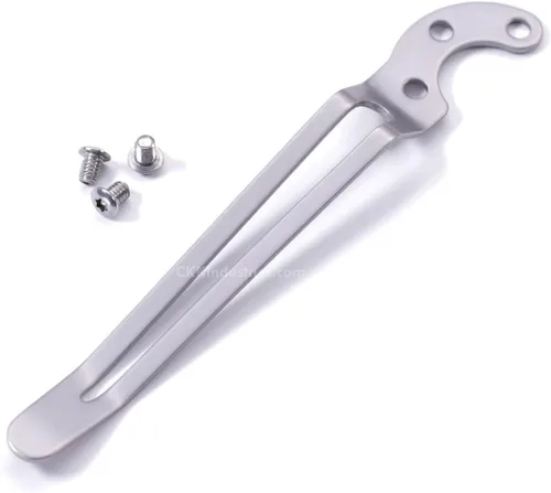 Miniatura 13 de EZSMITH (Modelo 1 Pinza de bolsillo universal - (Acabado táctico negro) - Pinza de bolsillo de repuesto para cuchillos plegables, teléfonos