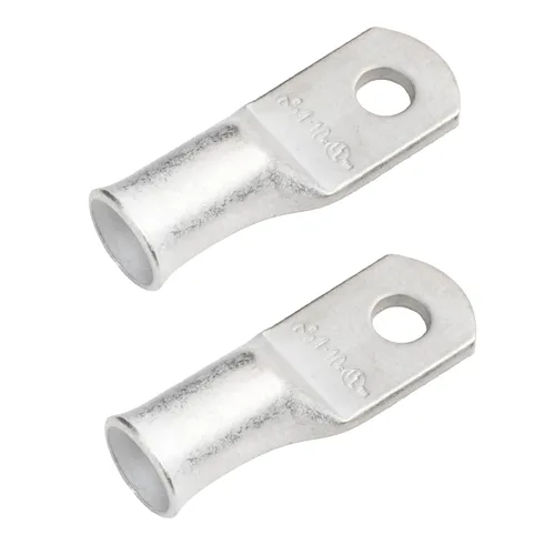 Miniatura 100 de SELTERM 5 piezas terminales de cable de cobre estañado 1/0 AWG perno de 1/2", extremos de cable de batería, terminales de anillo, conectores