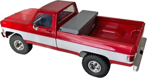 Miniatura 5 de Caja de herramientas de repuesto para caja de batería de camión, piezas de actualización para FCX18 K10 / EAZYRC Glacier RC Crawler