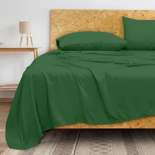 Miniatura 9 de Royale Linens Sábana encimera de 300 hilos de 100 % algodón peinado de fibras largas, súper suave, sábanas encimera, la sábana encimera