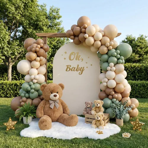 Miniatura 6 de MaoGoLan Paquete de osos de peluche para baby shower, 12 paquetes de pequeños osos de peluche en oferta, osos de peluche pequeños de 13.5" de felpa