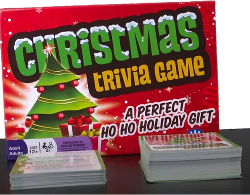 Miniatura 5 de Juego de trivia de Navidad: un Ho-Ho perfecto contiene más de 200 cartas, gran juego de fiesta para edades de 12 años en adelante juegos de cartas