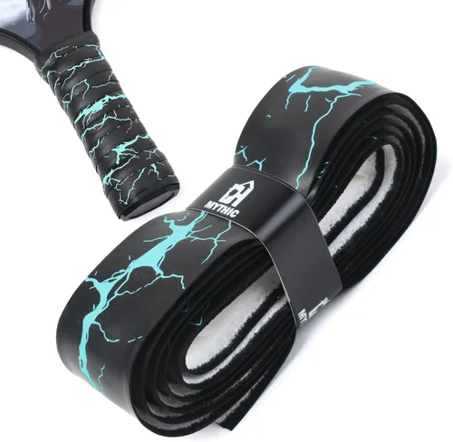 DH Mythic Premium Gruesa Cinta de Reemplazo para Pickleball, Tenis y Pádel | Envoltura de Raqueta Acolchada, Antideslizante, Resistente al Sudor