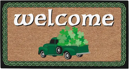 Miniatura 15 de ThisWear Felpudo de San Patricio para el Día de San Patricio, felpudo gaélico de perfil bajo