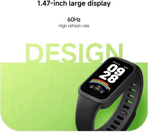 Miniatura 4 de XIAOMI Smart Band 9 Active Versión Global 1.47'' Pantalla Vida de Batería de 18 Días Modos Monitoreo de Salud y Fitness Todo el Día 5ATM (Negro)