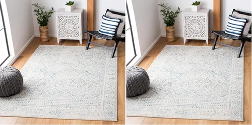 Miniatura 217 de Safavieh - Alfombra decorativa de la colección Tulum, modelo TUL264F, estilo marroquí, bohemio y desgastado, no suelta pelusa, para sala, vestíbulo