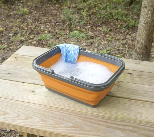 Miniatura 3 de UST flexware fregadero, 2.25 gallones, color naranja. utensilios de cocina de camping