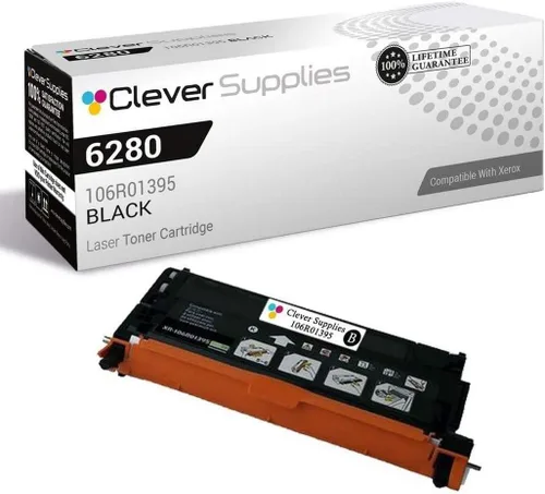 Miniatura 346 de CS compatible Xerox Phaser 6510/WorkCentre 6515 (106r03480) 2 cartuchos de tóner negro para Phaser 6510, WorkCentre 6515 2 negro