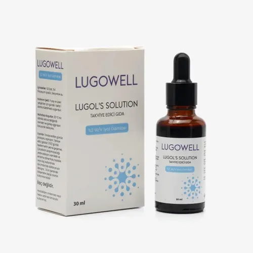 Miniatura 5 de LugoWell Lugol's Solution Gotas de yodo y potasio al 2% 1.0 fl oz/1 fl oz Tapa enrollable