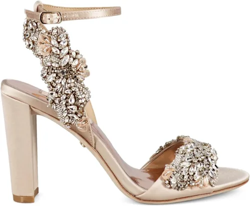 Miniatura 3 de Badgley Mischka Zapato de noche con adornos de cristal Libby