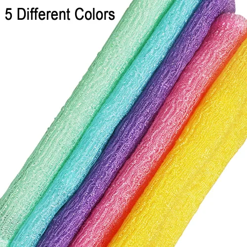 Miniatura 2 de 5 toallas exfoliantes, paño exfoliante japonés para la ducha, toalla de baño para la espalda, toalla de baño coreana de esponja de nailon