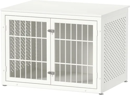 Miniatura 23 de rehomerance Jaula para Perros de Servicio Pesado de 26 Pulgadas para Perros Pequeños, Perrera de Metal para Perros con Alta Ansiedad, Jaula