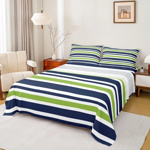 Miniatura 28 de Juego de sábanas con estampado camuflaje de la bandera estadounidense tamaño King, de Castle Fairy. Juego de ropa de cama de lujo de microfibra
