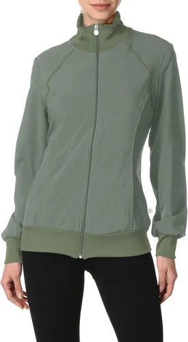 Miniatura 2 de Infinity Zip Front Scrub Jackets for Women, 4-Way Stretch Fabric, 2391A