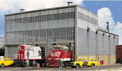 Miniatura 6 de Walthers Cornerstone Serie Kit HO Scale 2-Stall Motor House & Accesorios