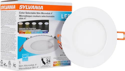 Miniatura 4 de LEDVANCE Kit de lámpara empotrable LED RT4 de 4 pulgadas, reemplazo de 50 W, base mediana E26, color blanco, 1 unidad (paquete de 1)