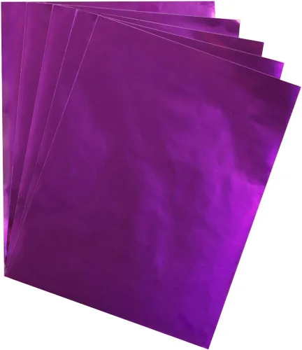 Miniatura 12 de Hygloss Papel de aluminio metálico para artes y manualidades, actividades de aula y artistas, decoración de fiestas o vacaciones, 8.5 x 11 pulgadas