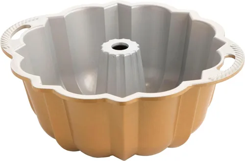 Miniatura 2 de Nordic Ware Anniversary Bundt 12 tazas, color dorado