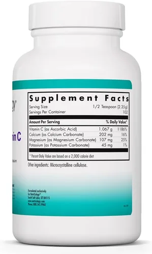 Miniatura 2 de NutriCology - Vitamina C tamponada en polvo – Vitamina C tamponada para el apoyo antioxidante e inmunológico – Ácido ascórbico con calcio, magnesio