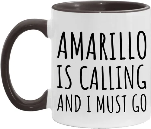 Miniatura 2 de Amarillo Coffee Mug - Amarillo is Calling and I Must Go - White - 11oz