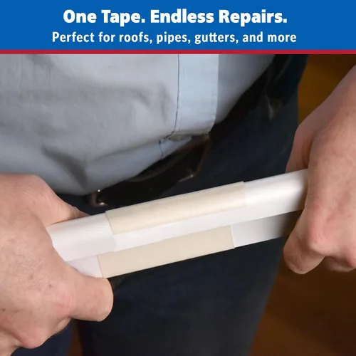Miniatura 7 de Gaffer Power Fabricado en EE. UU. – Cinta de reparación impermeable de butilo transparente Sello de fugas de fuerza industrial para techos