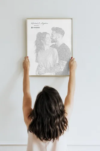 Miniatura 6 de Regalo de aniversario personalizado para marido, letra de canción de boda, póster de canción de primer baile, decoración de arte de pared, regalos