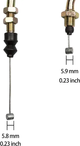 Miniatura 4 de 1PZ Cable del acelerador de 78 pulgadas para GY6 50cc 80cc 125cc 150cc 139QMB Scooter ciclomotor Tao Tao BWS Lancer Thunder VIP Future Champion Ice
