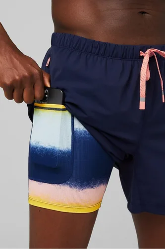 Miniatura 85 de Fabletics The One - Pantalón corto para hombre (forro), entrenamiento, natación, ligero, de secado rápido, bolsillo con cremallera, tejido elástico