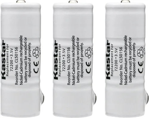 Miniatura 6 de Kastar Paquete de 1 batería Ni-CD de 3.5 V 750 mAh de repuesto para Welch Allyn 71670, 60835, 71000, 11720 11730, Otoscopio 20000, Otoscopio 71000