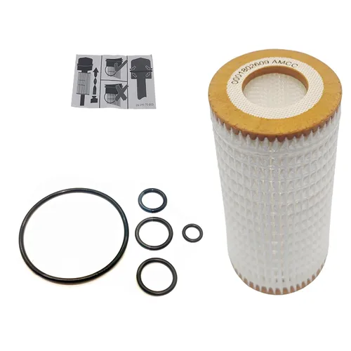 Miniatura 2 de Filtro de aceite AMCC compatible con M272, M273, M112, M113, reemplaza: 0001802609 Compatible con Mercedes-Benz C230/240/250/280/300/32