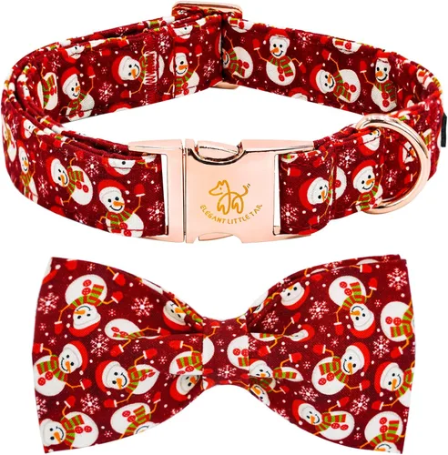 Miniatura 40 de Elegante collar para perro con moño Floral Vintage, cómoda pajarita para perro, collar de perro con lazo Collar ajustable para perros pequeños