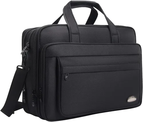Maletines grandes para hombres bolsa de lona de 15.6 pulgadas 17 pulgadas 19 pulgadas portátil caso trabajo bolsas oficina mensajero