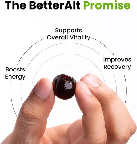 Miniatura 10 de Better Alt Gomitas de Shilajit puro del Himalaya con 100% Shilajit Grado Oro de alta potencia 60 gomitas para aumento de energía y apoyo