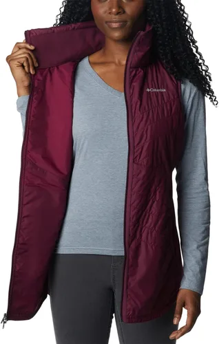 Miniatura 5 de Columbia Chaleco largo Mix It Around para mujer, Marionberry, XS