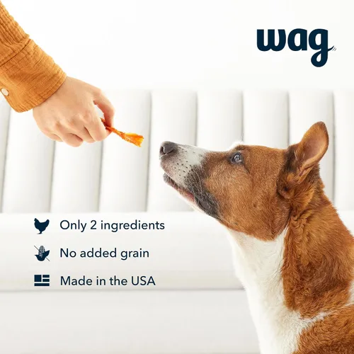 Miniatura 2 de Snack para perro Amazon Brand Wag Jerky, bolsa de 453gr