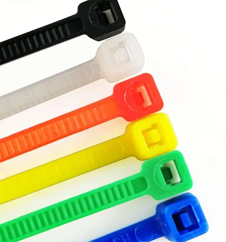 Miniatura 17 de HS Bridas de plástico duraderas de 4 pulgadas (paquete de 1000 unidades) pequeñas envolturas finas de nailon autobloqueantes de 18 libras para Negro