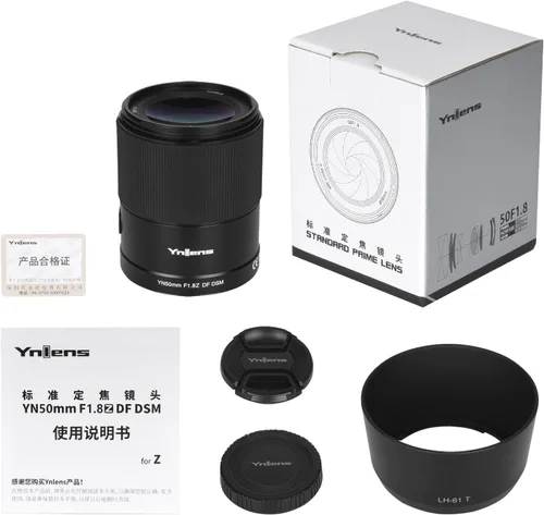Miniatura 3 de YONGNUO Lente de montura Nikon Z YN50MM F1.8, lente de enfoque automático de enfoque completo, compatible con cámaras Nikon Z-Mount