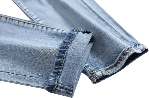 Miniatura 6 de Fredd Marshall - Pantalones de mezclilla ajustados para hombres, son elásticos y de diseño rasgado