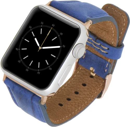 Miniatura 21 de Tuscany - Correa de reloj de cuero prémium para Apple Watch Series 11, 10, 1.654 in, Series 9, 8, 7, 6, 5, 4, 3 y SE 3/2/1 de 1.614 pulgadas, 1.575