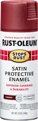 Miniatura 148 de Rust-Oleum 285092 - Pintura en aerosol para prevención del óxido, 12 onzas, transparente satinado Satinado claro